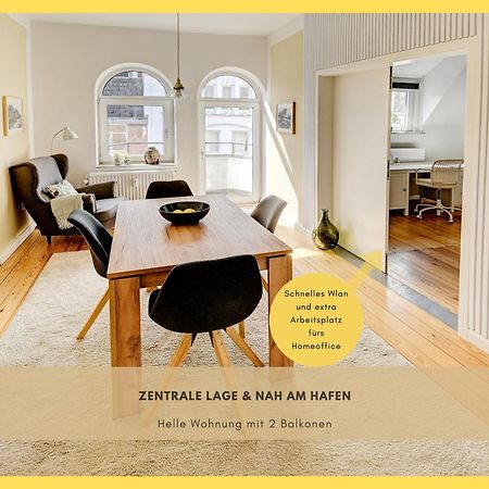 Mittendrin - Apartment Mit 2 Balkonen Sehr Zentral Фленсбург Екстериор снимка